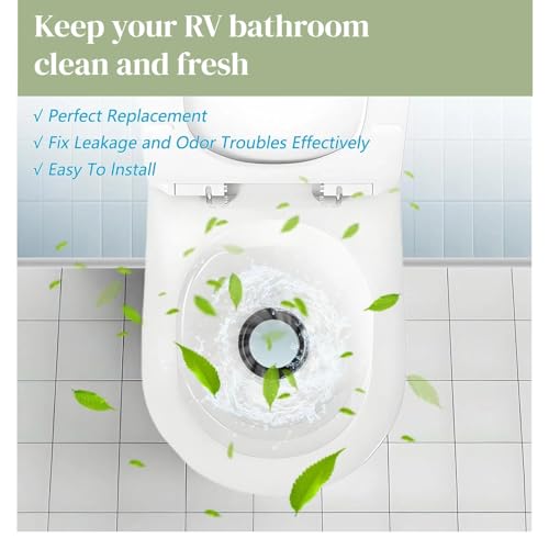 Image of altivox 2-Packs RV Toilet Seal, Flush Ball Seal Gasket Replacement for Dometic 300 /310 /320 - Upgraded 385311658 - Toilet Seal Parts to Solve The Leakage Problem
