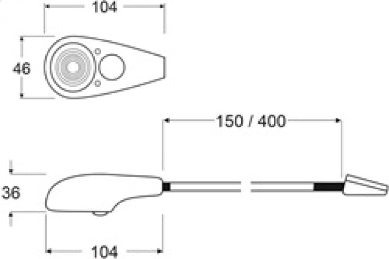 Lámpara interior LED Hella 343720622 400mm miniatura 5