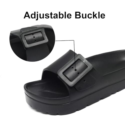 Women's Platform & Wedge Sandals with Arch Support for Woman Slides Comfort Lightweight Outdoor Slippers Ultra Cushion4