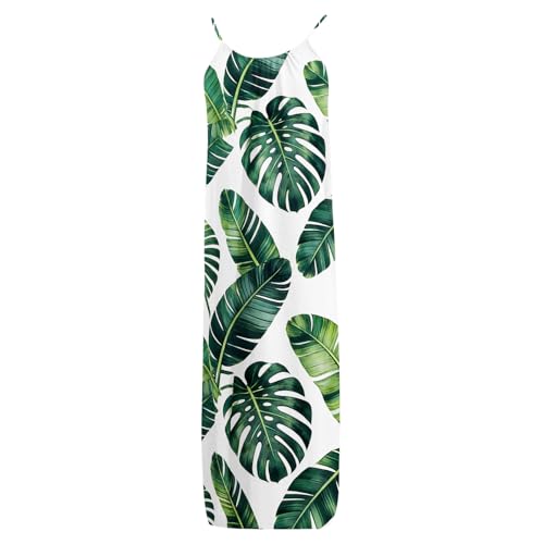 Robe d'été sans manches ample et dos nu au style décontracté