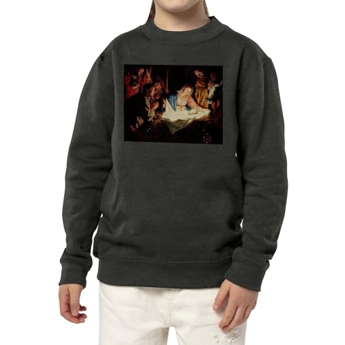 Sweatshirt enfant Jésus pull chaud Nativité pour éviter le froid pendant Noël - 3