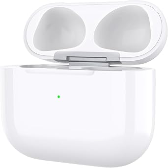 Wireless Charging Case Compatible with Airpod 3rd Gen, Replacement Airpod 3rd Charghing case with 660 mAh Battery Airpod Charging Case with Pairing Sync Button NO Earbuds