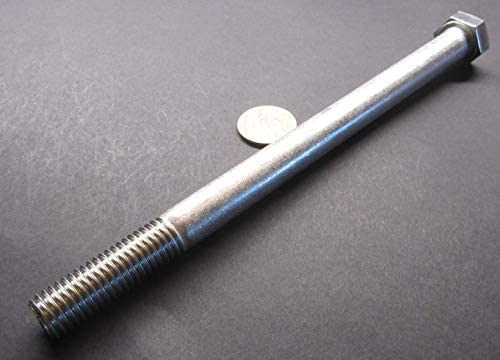 18-8 Stainless Steel Hex Bolts PT 5/8"-11 Thread x 9.00" Long 1 pc