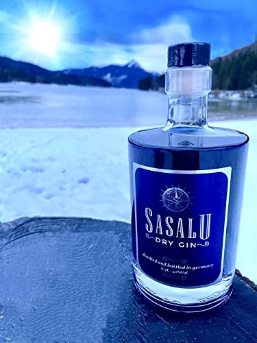 Sasalu DRY GIN - 0,5 L - 42% Vol. - Farbwechsel - ÄNDERT DIE FARBE von Blau zu Violett bei Zugabe von Tonic Water… – Bild 4