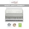 Oxford Baby Harper 4-in-1 Convertible Crib, Snow White, GreenGuard Gold Certified #4