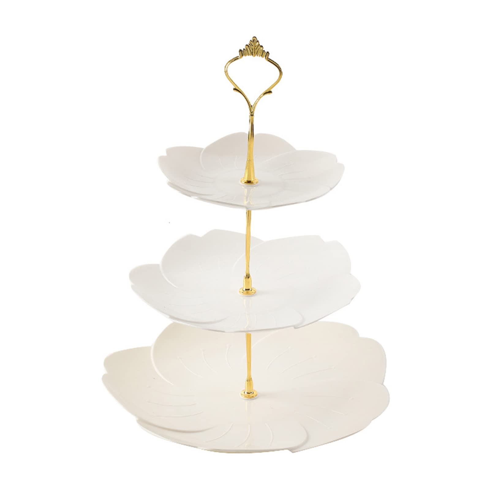 3 Tier Cupcake Stand, Plastic Dessert Stands, Cup Cake Stand Tower with Tiered Serving Tray, Dessert Tower Tray for Party Wedding Home Decor(#3)