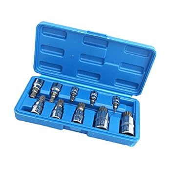 PSA10 5点セット KTC 1/2SQ 工具セット（両開きプラハードケースタイプ）［52点