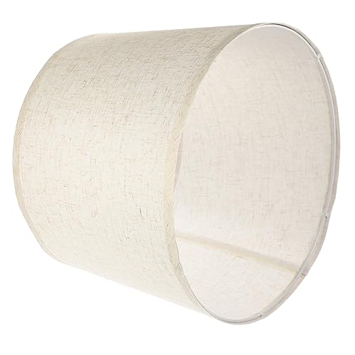Image of Cabilock Elegant Linen Lampshade Small Lamp Shades Drum Lampshades for Modern Lamps