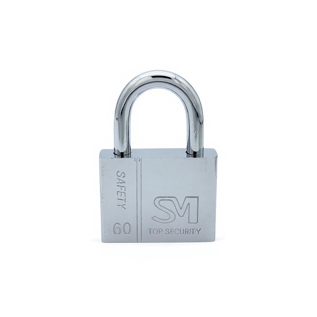 Factory Strength Square Padlock | 30mm Imitation Stainless Steel Body | Single Key Operates Multiple Units | Durable Security Solution for Doors, Gates, and Cabinets-image-31