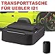 Tasche für Fahrradträger Uebler i21 (2 Fahrräder), aus 600D Robuste Oxford-Stoff, Transporttasche für Kupplungsträger, Wasserdicht- und Staubdicht, Schwarz ( Tasche Passt Nicht für Uebler i21 Z)
