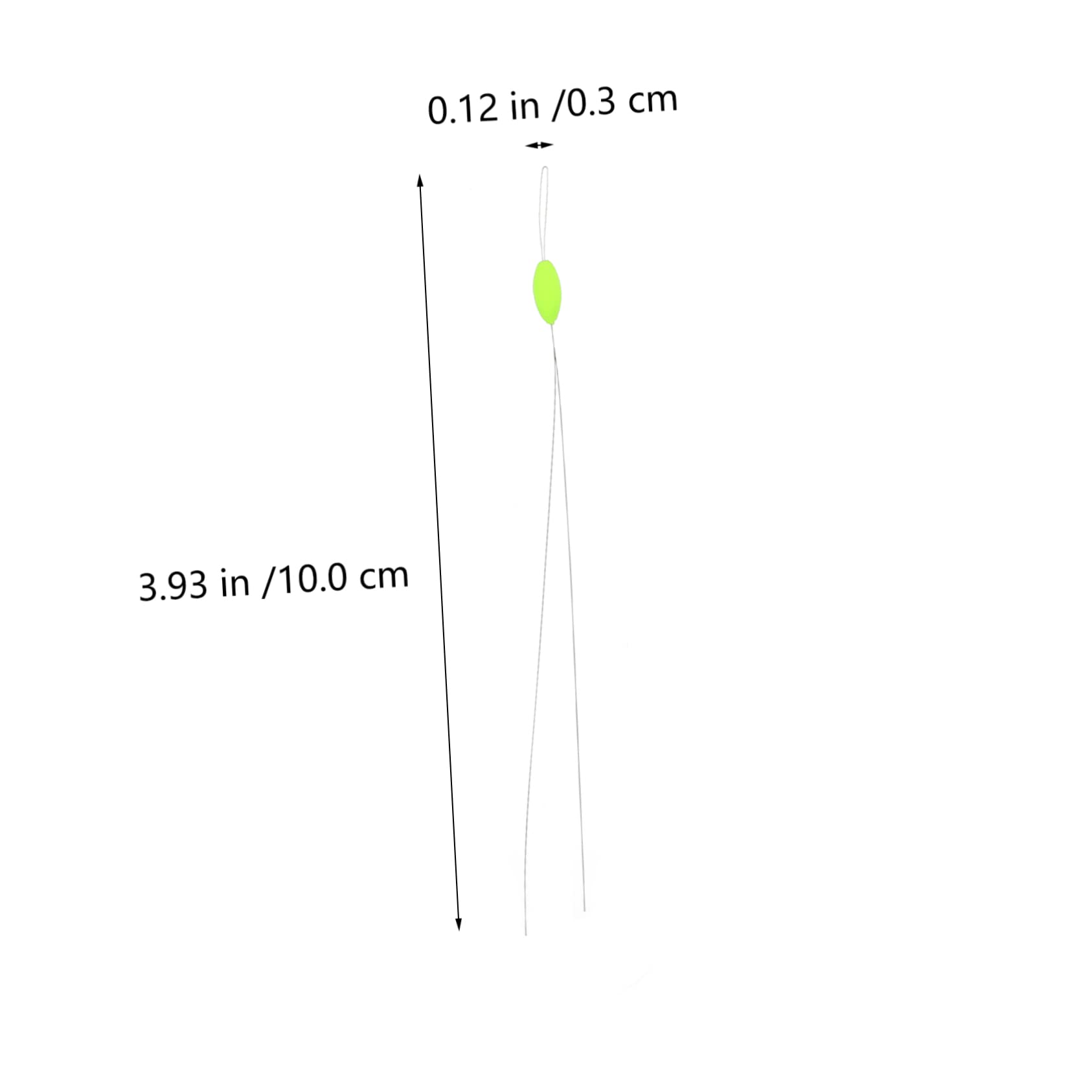 SUPVOX Lot De 3 Flotteurs De Pêche À La Carpe Ligne en Plastique Matériel De Pêche Coup Lumineux Et Réactif