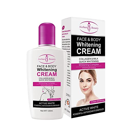 Crema blanqueadora QURA Achiun de 120 ml para el cuidado de la piel facial y corporal