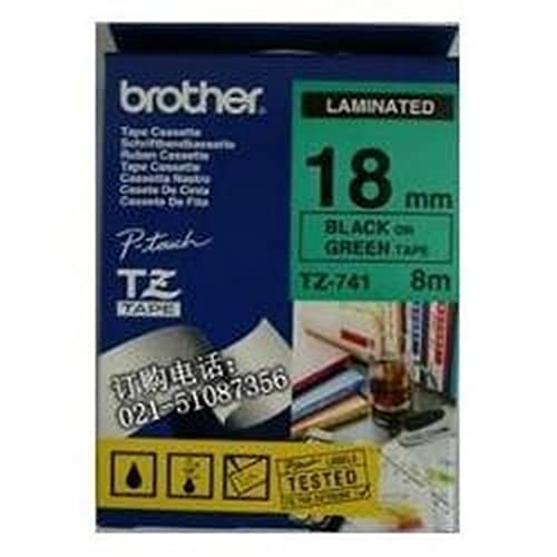 Brother Ruban laminé rouleau 1.8 cm x 8 1 rouleau x pour P Touch PT 1400 1600 1650 18 1800 1830 1950 1960 210 220 2430 2500 2700 9400 - vue 2
