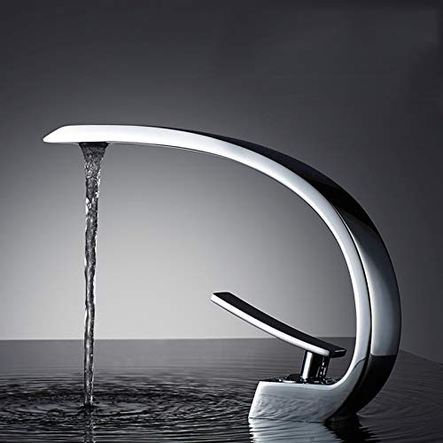 Robinet de lavabo cascade design pour une salle de bain moderne et relaxante - 3