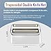 4 Pack Shaver Replacement Foil and Cutters compatible with BaBylissPRO Double FXFS2 Metal shaver foil replacement (Sliver-4PCS)