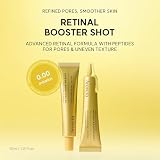 Arencia Retinal Booster Shot Serum, Firming Advanced Night Serum with Caffeine and Ectoin for Mature Skin, Pore Minimizing, WFine Lines & Wrinkles, Korean Skincare 30ml/1.01 fl.oz