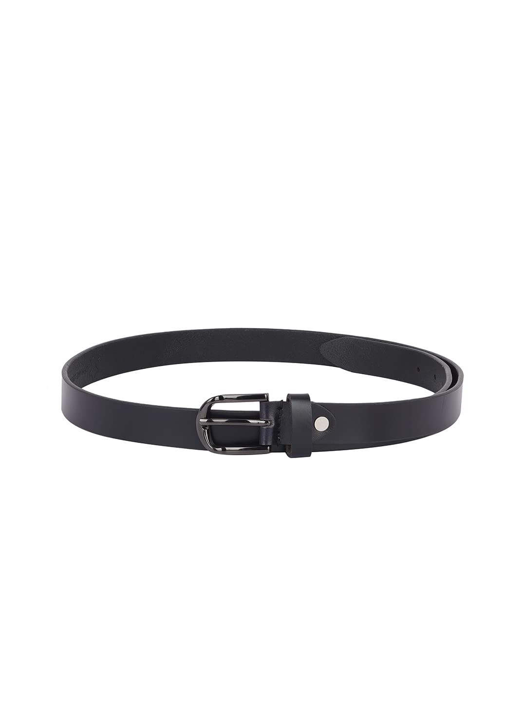 style shoes Women Casual, Formal, Party Black Genuine Leather Belt(40)-picture-8