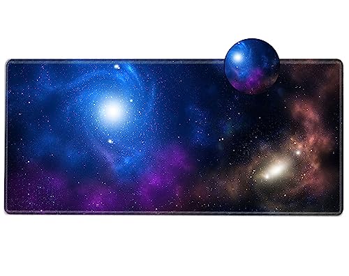 Image of Galaxy Mouse Pad Gaming 31.5x15.75 inch Desk Mat Large Mousepad XXL Extended Computer Mat Non Slip Office Work Home