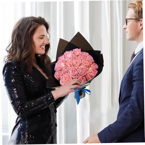 Bouquet de roses à paillettes pas cher : kit faux fleurs brillantes éternel pour mariage DIY
