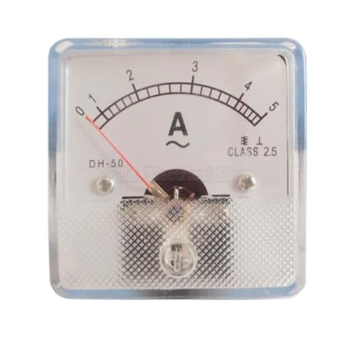 Amperímetro de CA DH-50 15A medidor de aguja analógico para medir corriente panel monofásico