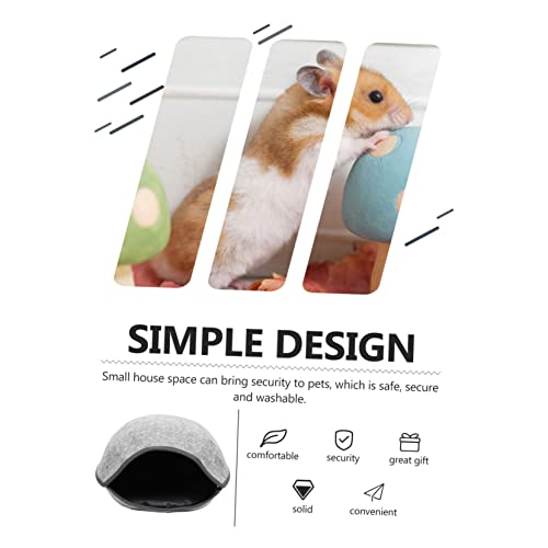 Mipcase 2 Peças Capuz Resistentes Ao Desgaste Práticos Filhotes De Estimação Concha Barraca Quente D