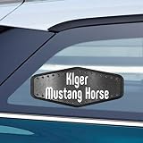 Makoroni - K?ger Mustang Horse Horse Horses Car Laptop Wall Sticker Decal - 7.5'x3', #b39