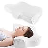 Vicsainteck Memory Foam Pillow, Contour Neck Pillow for Neck Shoulder Pain, Orthopedic Support Cervical Pillow For Back…
