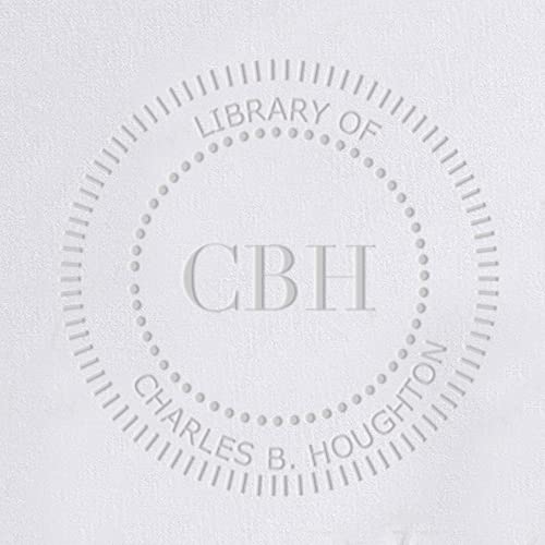 Monogram Book and Library Embosser, Desktop Model (Monogram, Brass Desk Seal)