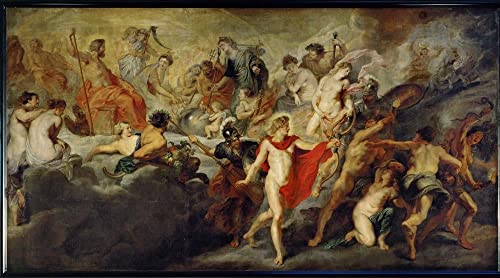 Affiches d'art Rubens le Conseil des Dieux pour créer une ambiance galerie dans votre bureau