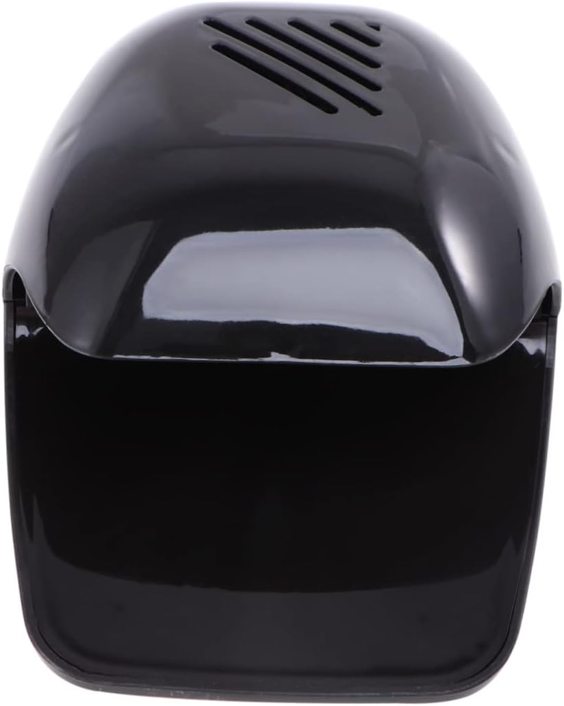 Ipetboom Mini Nail Dryer Fan Touch Activated Automatic Off Portable Manicure Tool for Nail Salon and Personal Use High Power Fan with Plastic Black