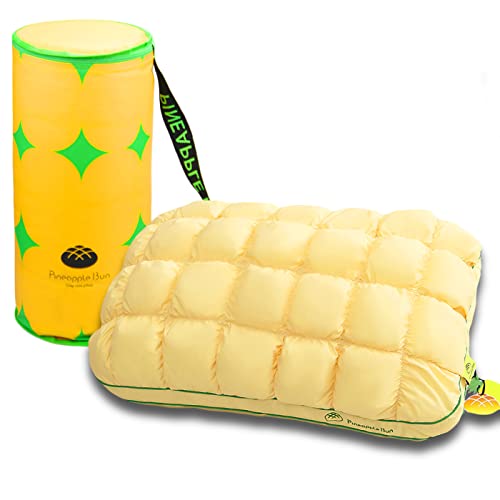 RAOVCUS Lyocell Material Travel Pillow Compressible Camping Pillow for