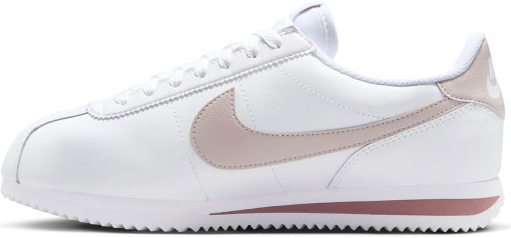 Nike Cortez Women's Shoes (DN1791-105, White/Smokey Mauve/Black/Platinum Violet) Size 6