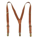 Boys Suspenders Leather