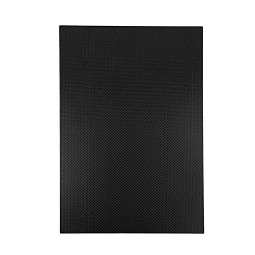 OWSOO Painel de placa de fibra de carbono 3K tecido de sarja simples superfície brilhante mate folha