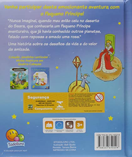 Janelinha lenticular - Minha aventura em quebra-cabeças: Pequeno príncipe