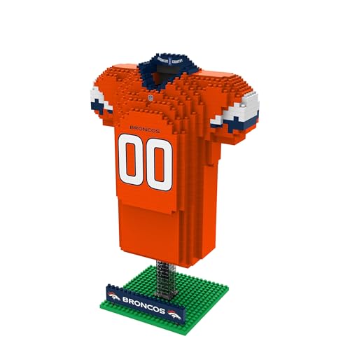 FOCO Denver Broncos NFL 3D BRXLZ Jersey Puzzle