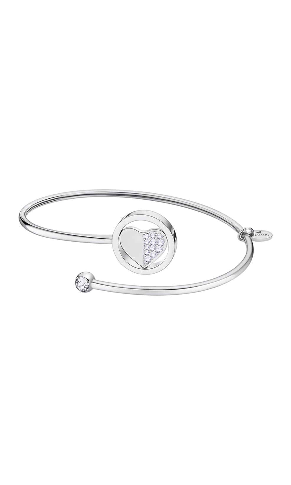 LOTUS STYLE Pulsera LS2169-2/2 Millennial Acero inoxidable 316l Corazón 66.00 mm Mujer