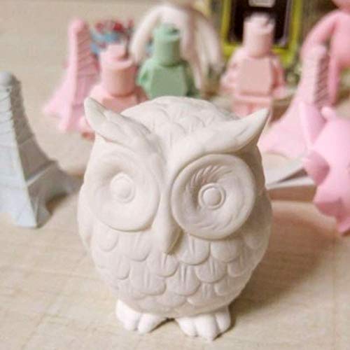 3D Owl Bird Candle Molds Soap Mold Diy Craft Wax Resin Mould Food Grade Silicone Large Size #TOP1