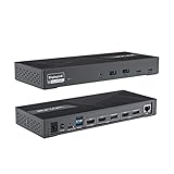Ultraschneller USB 3.1 und stabiles Netzwerk: Die vier USB-A 3.1 und zwei USB-C 3.1 Ports erreichen maximale Datenübertragungsgeschwindigkeiten von 10Gbps ohne Verzögerung. Sie unterstützen auch die Erweiterung von mehr Verbindungen zu USB-Geräten wie externen Festplatten, U-CDs usw. Gigabit-Ethernet-Anschluss sorgt für eine sichere und stabile kabelgebundene Netzwerkleistung.