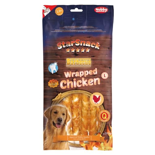Produktbild von Nobby Starsnack BBQ Wrapped Chicken L - 375 g