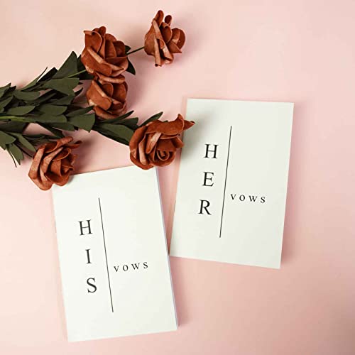 Yeencheer Wedding Vow Books His And Hers - Lined Paper Vow Books For Wedding, Wedding Notebook Wedding Keepsake For Newly Couples #TOP1