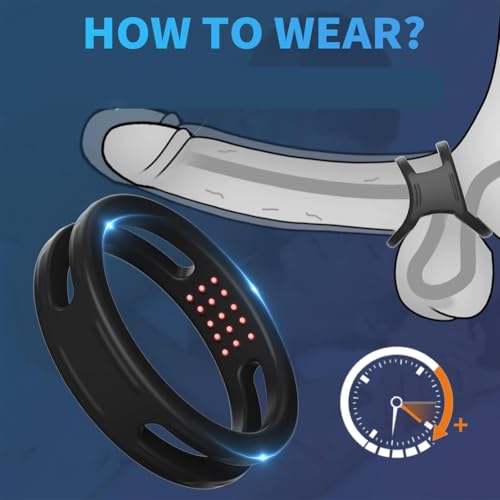 コックリング ペニス シリコン製 男性用 ペニスリング 包茎リング ペニスリング 通気孔 Smぺニス拘束具 日常着可 6点セット - 画像2