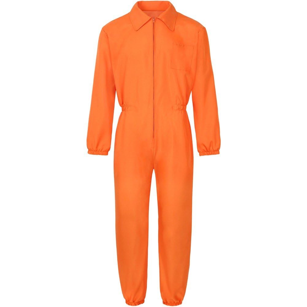 Combinaison de prisonnier adulte costume condamné tenue prison fermeture