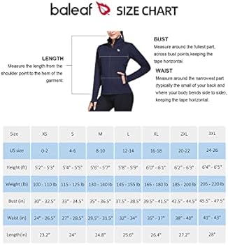 BALEAF Dames Fleece Hardloopjack Volledige Rits Warme Sweatshirts Jas Winter Koud Weer Training Atletisch Gym Vrije Tijd, Zwart, L