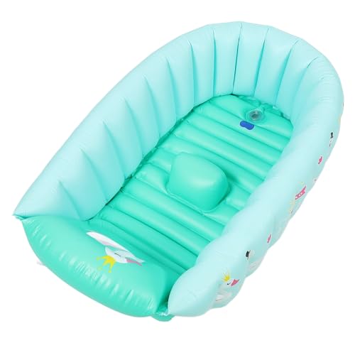 Bañera de bebé portátil e inflable con diseño de dibujos animados 2