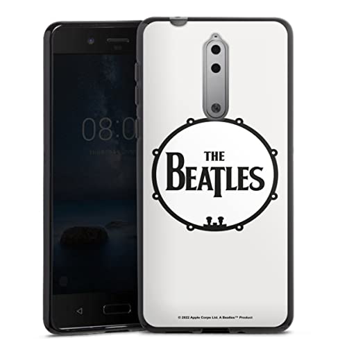 DeinDesign Coque en Silicone Compatible avec Nokia 8 Étui Silicone Coque Souple The Beatles Rock ‘n’ Roll Logo - Les Beatles, Paul McCartney, John Lennon, RIngo Starr, George Harrison DeinDesign Coque en Silicone Compatible avec Nokia 8 Étui Silicone Coque Souple The Beatles Rock 'n' Roll Logo