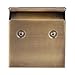 Antique Copper Wall Mount Paper Towel Dispenser, Waterproof Tissue Box for Bathroom Toilet, Large Capacity Easy to Install and Refill, Space Saving Design with Tool Kit Included