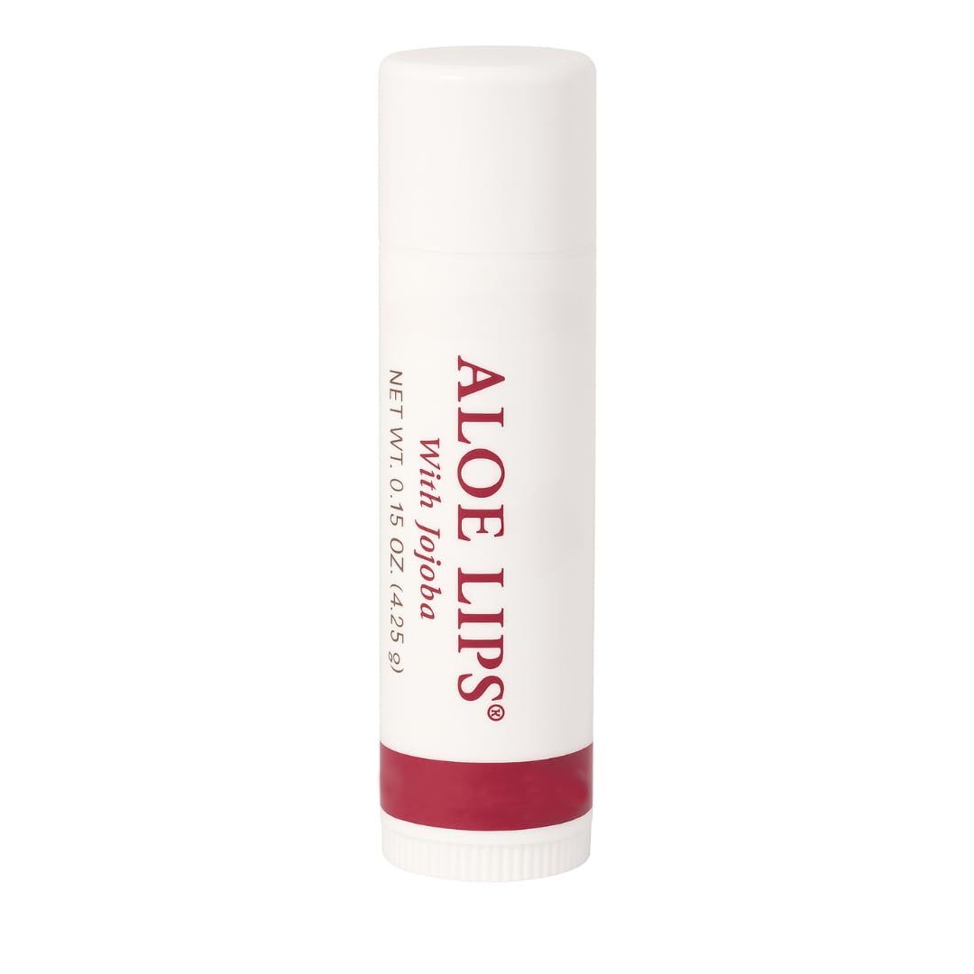 maticshine aloe lips with jojoba natural lip balm for dry & cracked lips soothing aloe vera & jojoba formula moisturizing lip care stick 4.25g (0.15 oz)