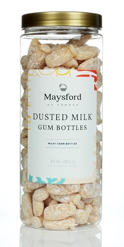 Maysford Dusted Milk Gum Bottles Gift Jar