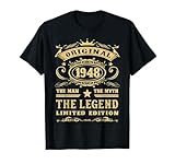 Photo Gallery originale 1948 the legend vintage birthday maglietta Photo Gallery originale 1948 the legend vintage birthday maglietta